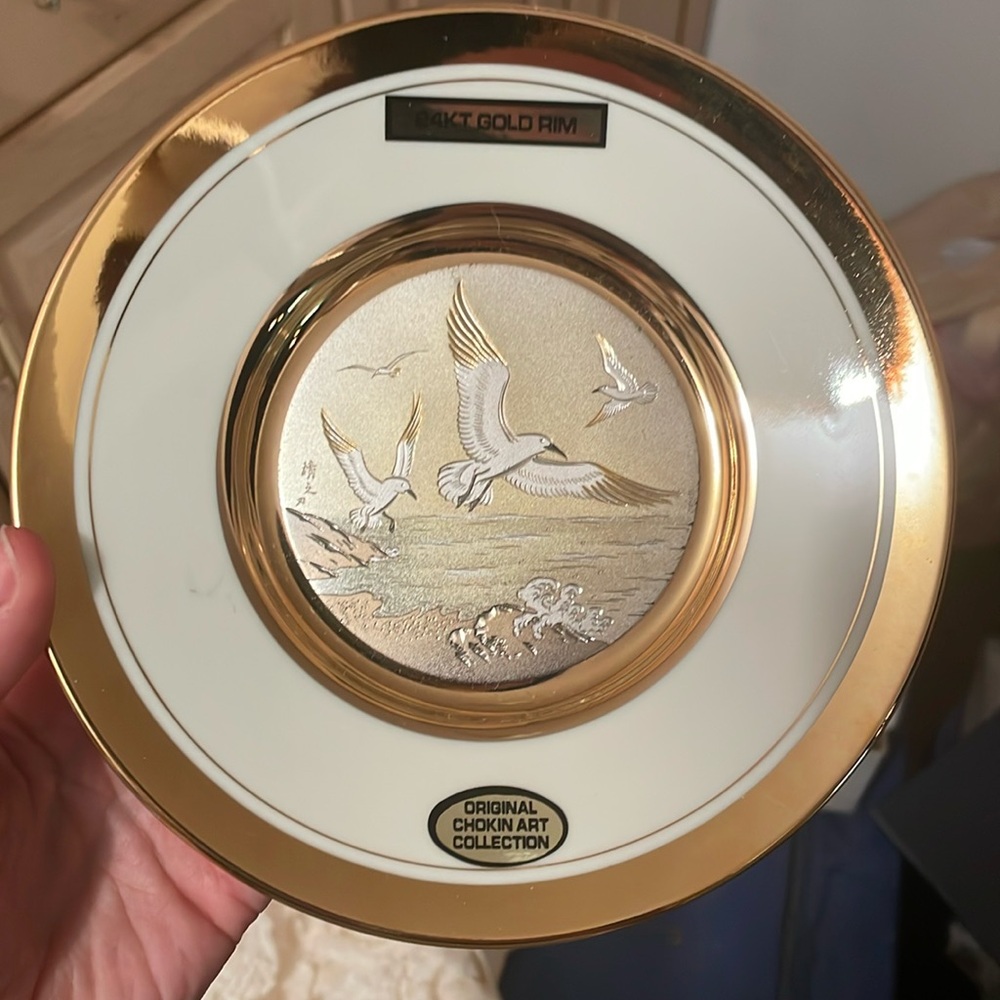 Chokin Japanese 24 k gold plate